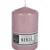 New Home Candlelight Stumpenkerzen^Stumpenkerze Glatt 78X120Mm Altrosa