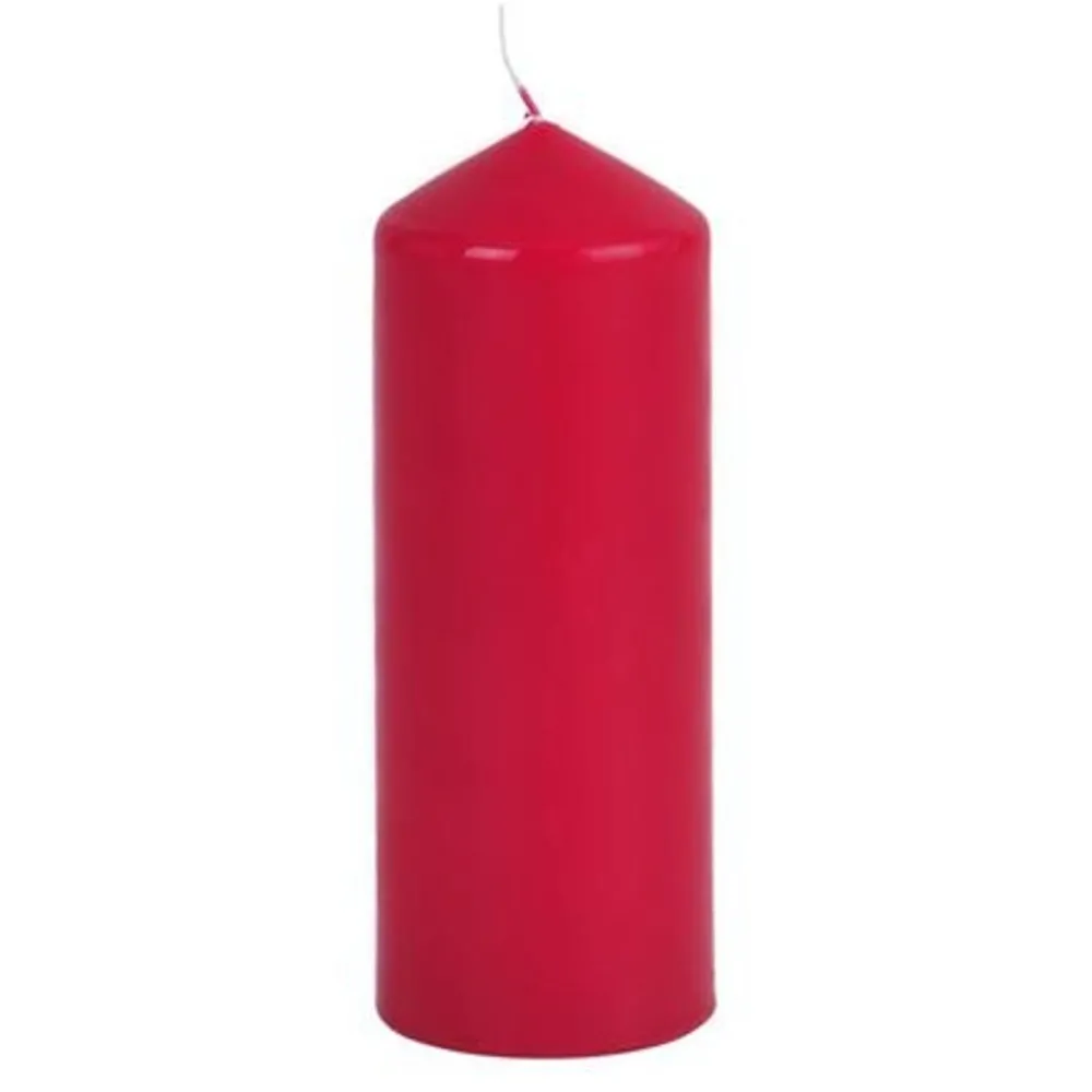 New Home Candlelight Stumpenkerzen^Stumpenkerze Glatt 68X180Mm Bordeaux