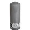 New Home Candlelight Stumpenkerzen^Stumpenkerze Glatt 78X200Mm Grau