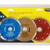 TAS Tools Zubehör^Tas Diamanttrennscheiben-Set 3-Teilig