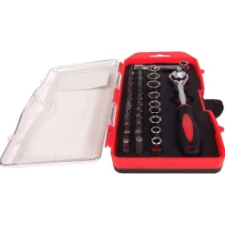 TAS Tools Werkzeuge^Tas Steckschlusselsatz Mit Bit-Set 38-Teilig