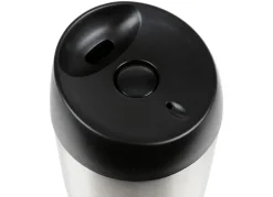 TP Geschirr Und Getränkebehälter^Thermo-Edelstahlbecher Mit Druckknopfsystem 0,4L