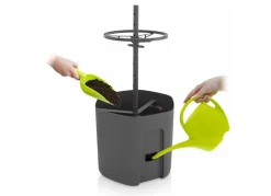 Plastkon Rankhilfen^Tomatenpflanztopf Mit Rankhilfe 29Cm Anthrazit