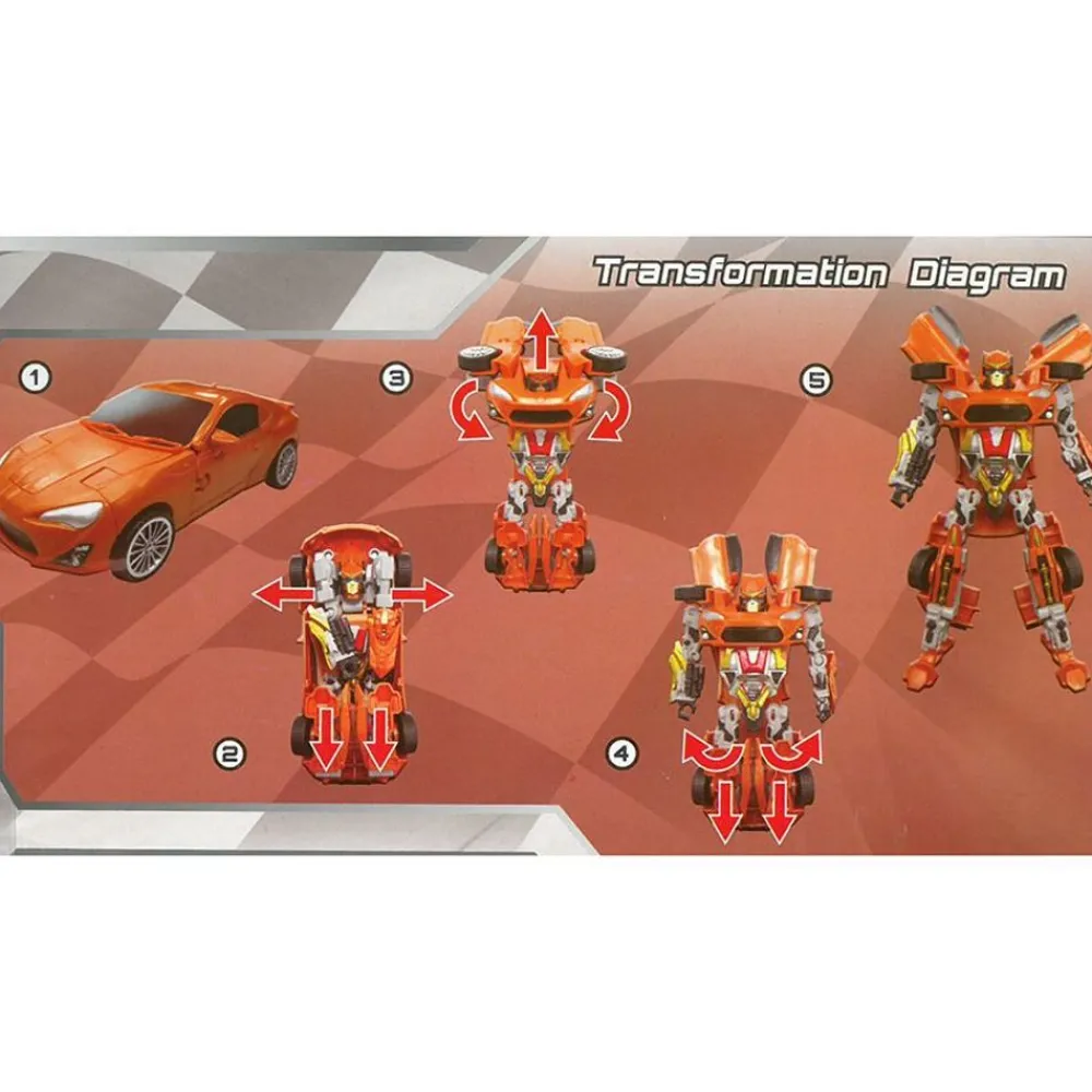 acco Spielzeug Für Drinnen^Transrobot Toyota 86 Mit Licht