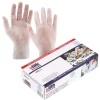 ulith Haushaltshelfer^ Vinyl-Einweghandschuhe Puderfrei 100 Stuck Gr. M
