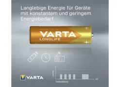 Varta Haushaltshelfer^ Longlife Aa Lr6 Alkaline Batterien 8Er-Pack