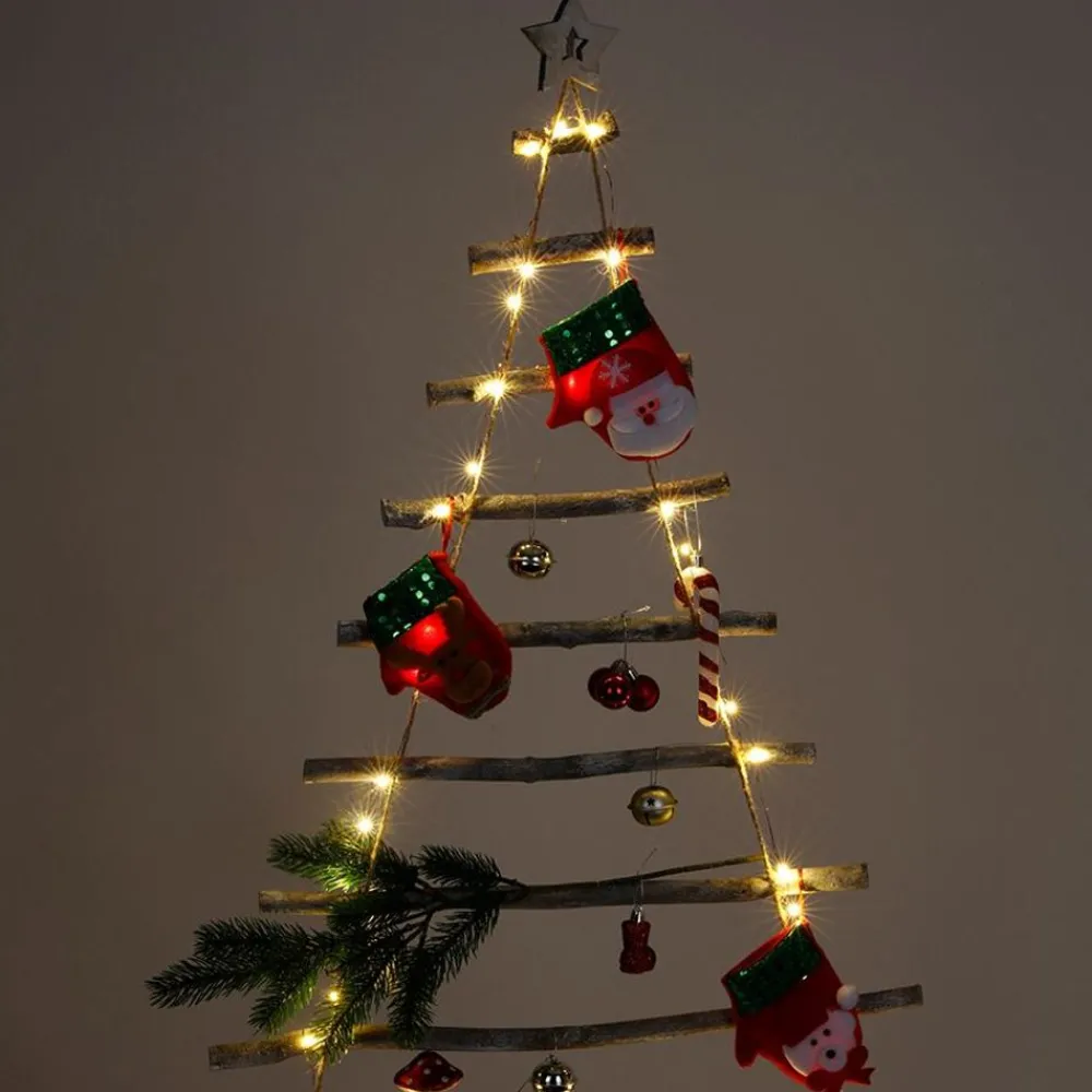 New Home Christmas Adventskalender^Wandobjekt Weihnachtsbaum Aus Holz 62X90Cm