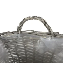 TP Pflanzkübel^Weiden-PflanzKörbe Used-Look Eckig 3Er-Set