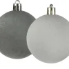 New Home Christmas Weihnachtsbaumkugeln^Weihnachtskugeln Mit Samtuberzug 6Cm 6Er-Set Grau