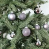 New Home Christmas Weihnachtsbaumkugeln^Weihnachtskugel-Set Aus Glas 72-Teilig Grau