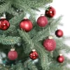 New Home Christmas Weihnachtsbaumkugeln^Weihnachtskugel-Set Aus Glas 72-Teilig Burgund/Rot