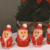 New Home Christmas Weihnachtslichterketten^Weihnachtsmanner-Lichterkette Aus Acryl Mit Timer 40 Leds Warmweis