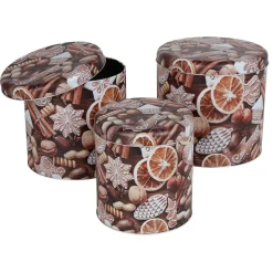 TP Vorratsdosen^Weihnachts-Metalldosen 3Er-Set Design 4