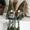 New Home Christmas Weihnachtsfiguren^Weihnachtswichtel Kantenhocker Mit Led-Nase 13X40X20Cm