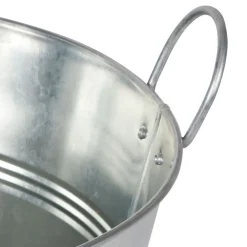 TP Pflanzkübel^Xxl Zinkeimer Mit 2 Griffen 40 Liter