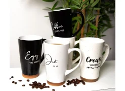 TP Geschirr Und Getränkebehälter^Xxl-Porzellan-Kaffeebecher 400Ml Matt